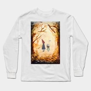 wirt, greg, and beatrice with watercolor background Long Sleeve T-Shirt